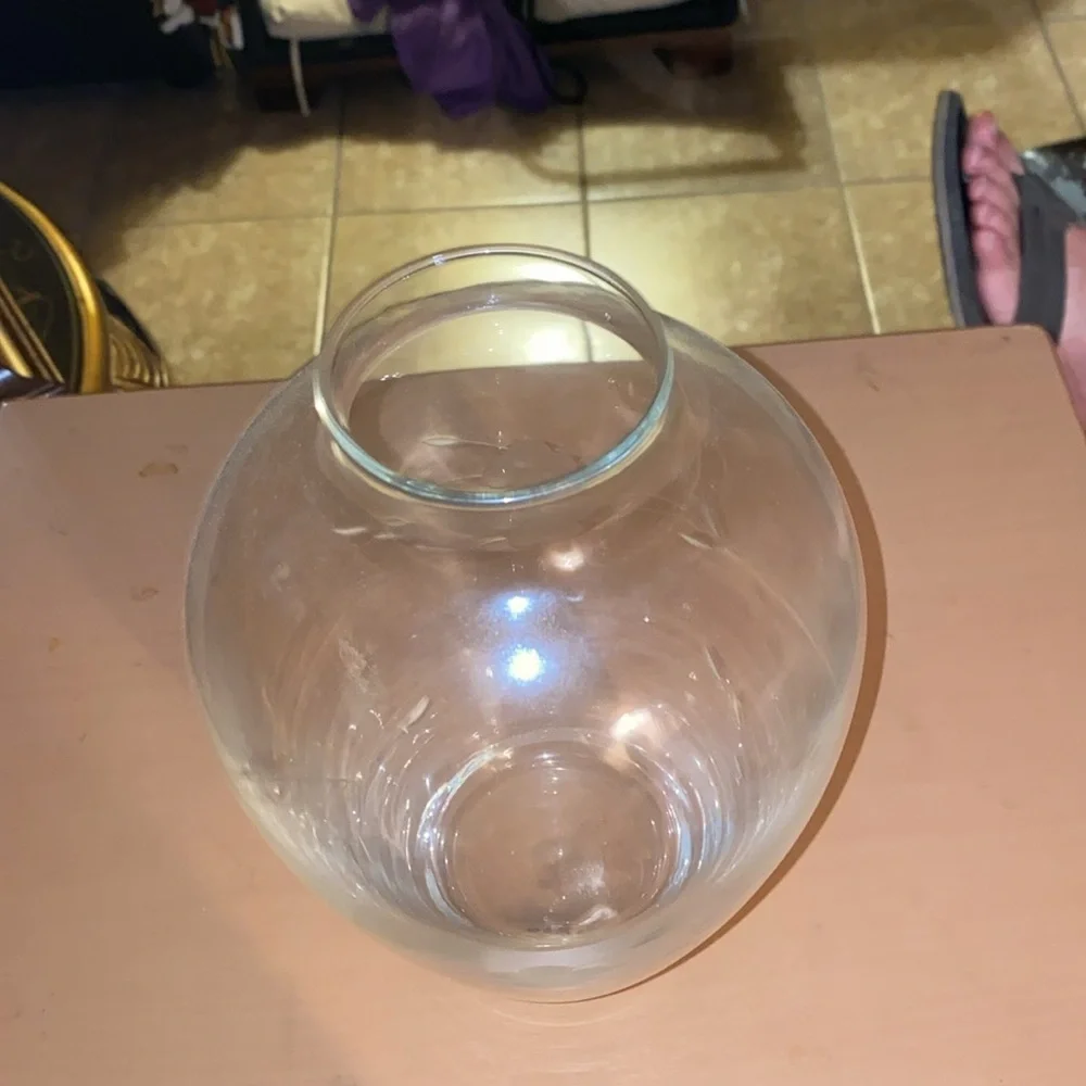 Princess House Heritage Clear Crystal Vase 10” tall